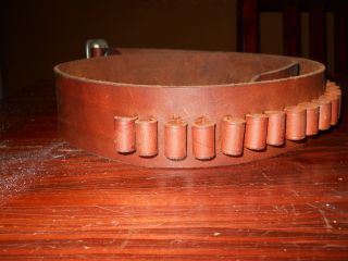 George Lawrence Brown Leather Belt 28 Large
