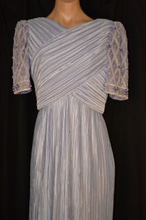 George F Couture  Lilac Mother of The Bride Beaded Dress