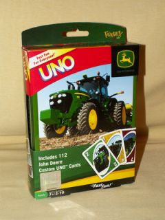   TRACTOR EDITION COLLECTORS TIN UNO FUNDEX CARD FAMILY GAME NEW 2010