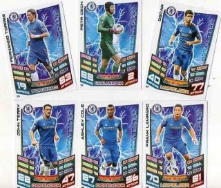  Match Attax 12 13 Chelsea Base Cards Choose
