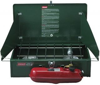  of coleman 425f499g 2 burner compact gas stove 2 burner gas stove