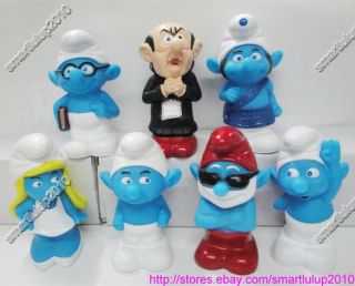 The Smurfs 3D Movie Giant 5 5 PVC Coin Bank Figure Toy Set of 7pcs