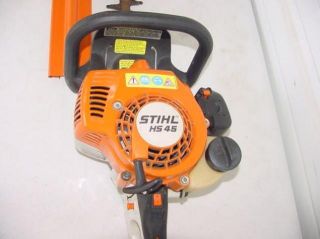 Stihl Gas Powered Commercial Hedge Trimmer HS45 HS 45, 20 Bar