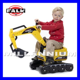Falk Power Shift Excavator Digger Kids Farm Outdoor Toy Ride on