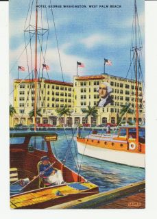 Hotel George Washington West Palm Beach FL Man in Charter Fishing Boat