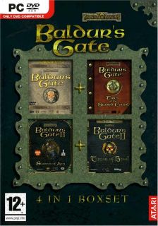 New PC Video Game BALDURS GATE COMPILATION   4 Game Set (4 in 1 Set)