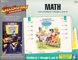 GeoSafari Theater Math Transparency Lessons Division