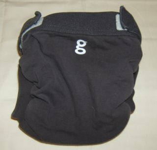 gDiapers gPants Cotton Spandex Unisex Kids Large Blue Gray Solid