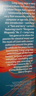 Lang Lang Gergiev Vienna Phil Liszt Wks Sony Classical Two LP Gatefold