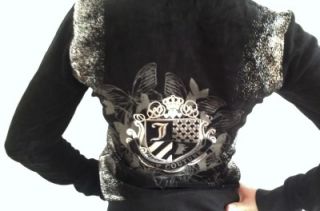 New $318 Juicy Couture Gilder Sugar Tracksuit Velour Set Size M