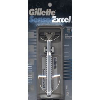 Gillette Sensor Excel Razor with 2 Cartridges New
