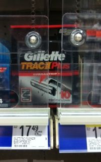 100 Authentic Gillette Trac II Plus 10 Blade Refill Catridges