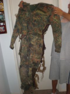 German Ghilli Gilly Gilley Sniper Suit One Piece w Pads