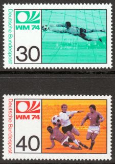 1974 Germany Soccer Football World Cup in Munich MNH Set