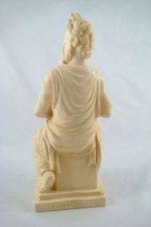 Vintage Gino Ruggeri Resin Sculpture Moses and Ten Commandments Italy