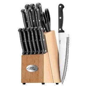 New Ginsu International Kitchen Knife Knives Block Set