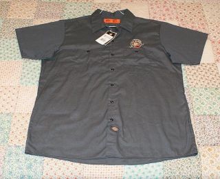 Galena Brewing Co Gray Work Shirt Sz XL by Dickies New