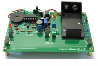 Geiger Counter Radiation Detector DIY Kit project for soldering