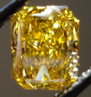  Orange Yellow Radiant VS2 GIA Amazing R3463 Diamonds by Lauren