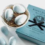 Gianna Rose 3 Blue Robins Eggs in Nest Soap Dish