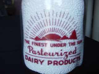 TRPQ 1940s CARLOS NIDAY Gallipolis Pomeroy OHIO dairy milk bottle WEST