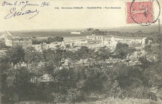 Algeria Oran Gambetta General View 1905 PC