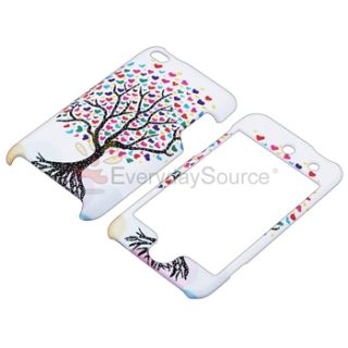 Love Tree Hearts White Hard Case Cover for iPod Touch 4th Gen 4G 4