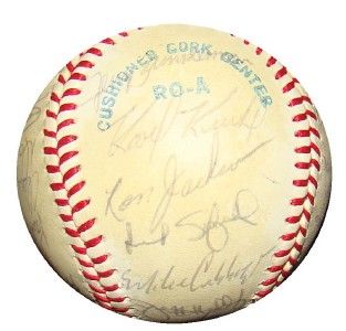 1979 Twins Team 27 Signed Autographed American League Baseball