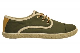 Generic Surplus Mens Wino CVS M21W101 Green Lace Up Fashion Sneakers