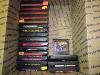 Sega Genesis Game Gear Master System Lot of 19 Used Games