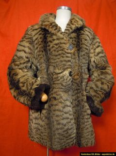 real fur coat spotted african genet for  genetta genetta red list