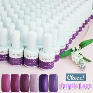 purple love series soak off polish set free gifts