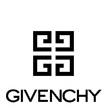 Vintage Givenchy Large Signature Logo Resin Enamel Earrings Modernist