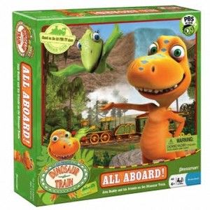 Dinosaur Train All Aboard Board Game PBS TV Show Buddy Jim Henson Tiny