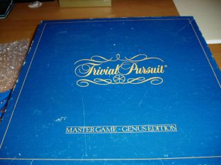 TRIVIAL PURSUIT Master Game Genus Edition 1981