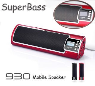 NoGo N930 Travel 2 0 Full Bass Speaker w FM Alarm Clock Support SD MMC