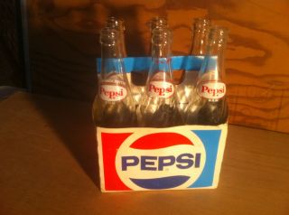  10 oz Bottles with Case Vintage Clear Glass Different Types
