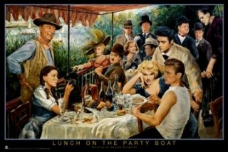 George Bungarda Lunch Boat Marilyn Monroe James Dean
