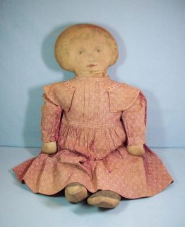 Antique Cloth Doll Art Fabric Mills All Original