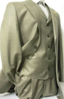 New Stacy Adams Taupe Color 3pc Suit Suits