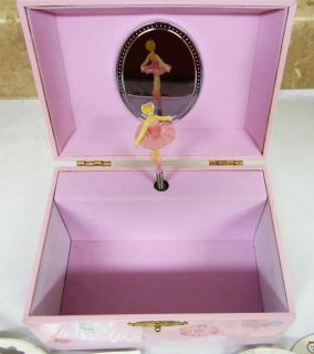 Ballerina Girls Musical Jewelry Box Filled with Jewelry