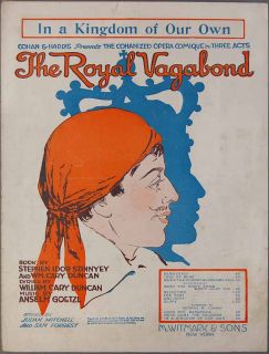 George M Cohan in A Kingdom of Our Own Royal Vagabond 1919 Theatre