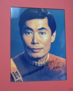  George Takei Autograph Star Trek Sulu
