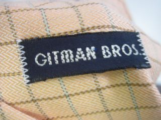 Gitman Bros Mens Button Down Collared Shirt Sz XL