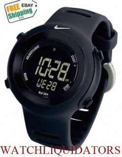 Nike Gorge Black Sport Watch Rubber Digital Chronograph 50M WK0010
