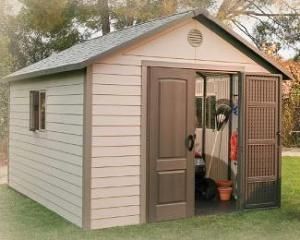 Lifetime 6433 11x11 Garden Outdoor Tool Storage Shed