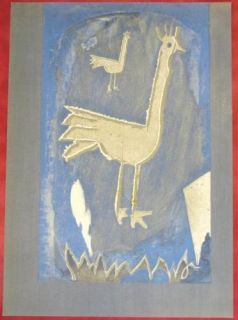 Georges Braque Wading Birds Original Color Lithograph