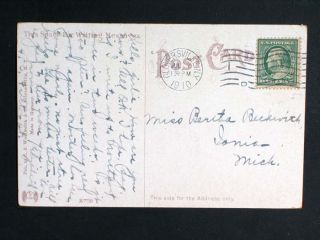 C1910 Post Office Gloversville New York Postcard