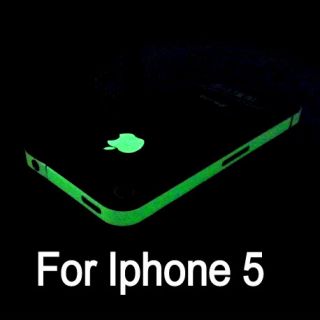 Glow in the dark Edge skin Luminous Sticker apple logo film for iPhone