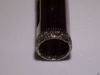   diamond coated drill bits for lighted wine bottles and glass blocks